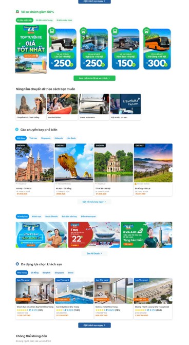 THIẾT KẾ WEBSITE TRAVELOKA - NỀN TẢNG DU LỊCH HÀNG ĐẦU ĐÔNG NAM Á