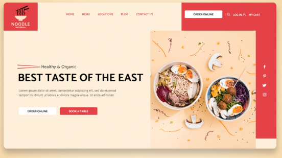 Dịch vụ thiết kế Website Bán phở chuyên nghiệp chuẩn SEO